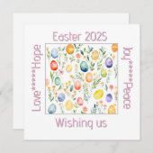 イースターの願い サンキューカード (正面/裏面)