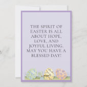 イースターの願い シーズンカード (裏面)
