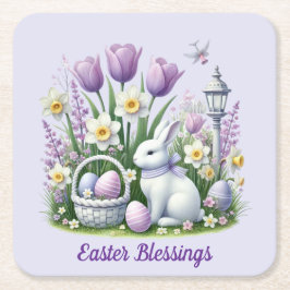 イースターの願い スクエアペーパーコースター