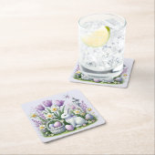 イースターの願い スクエアペーパーコースター (インサイチュ)