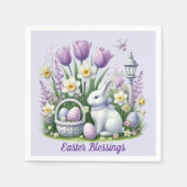 イースターの願い スタンダードカクテルナプキン (正面)