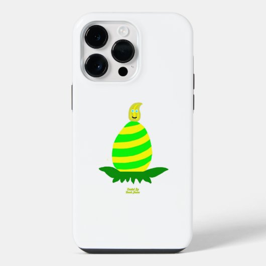イースターの願い Apple iPhone 14 Pro Max カー iPhoneケース (裏面)