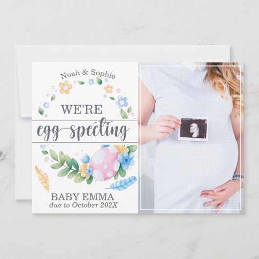 イースターの「Wer's egg-specting」の発表 シーズンカード (正面)