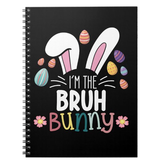 イースターのBruh Bunny マッチング ノートブック (正面)
