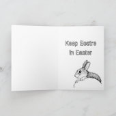 イースターのEostreを保って下さい シーズンカード (内部)