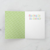 イースターはあなたの写真ホップの豊富なイースターを加えます シーズンカード (内部)