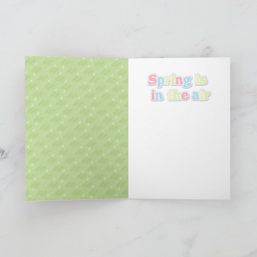 イースターはあなたの写真ホップの豊富なイースターを加えます シーズンカード (内部)