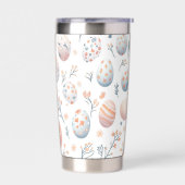イースターはっきりしたパターン20ozサーマルタンブラー 保温保冷タンブラー (左面)