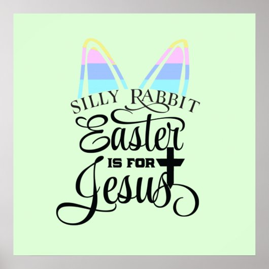 イースターはイエスのためにある ポスター (正面)