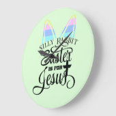 イースターはイエスのためにある ラージ壁時計 (傾斜)