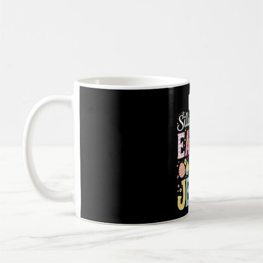 イースターはイエスのためのもの ウサギ イースター コーヒーマグカップ (左)