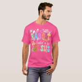 イースターはイエスのためのもの ウサギ キリスト かわいい Tシャツ (正面フル)