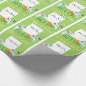 イースターは写真の包装紙を加えます ラッピングペーパー (角)