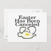 イースターは取り消されました シーズンポストカード (正面/裏面)