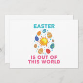 イースターは宇宙を超えた 宇宙惑星 シーズンカード (正面/裏面)