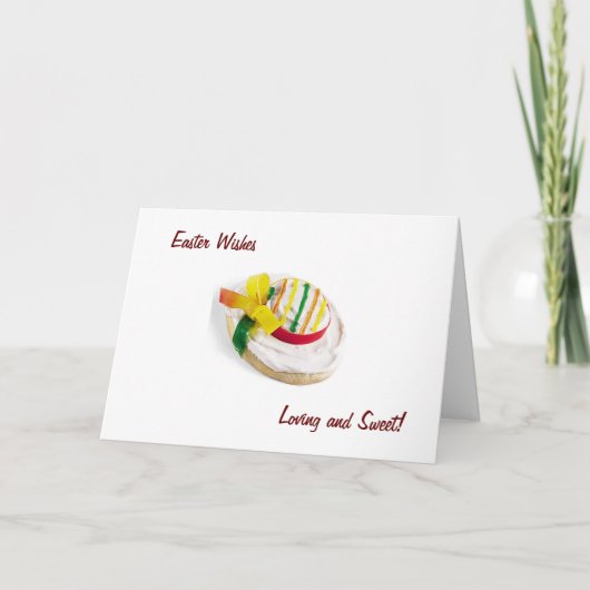 イースターは愛と愛を願う シーズンカード (正面)