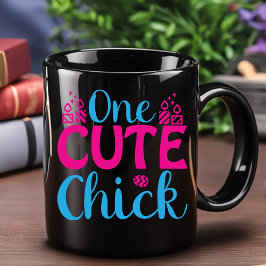 イースターは来の。伝統 ツートーンマグカップ