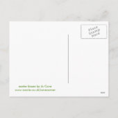 イースターは郵便はがきに接吻します シーズンポストカード (裏面)