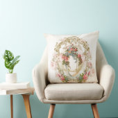 イースターは、上がりましたり、金ゴールドの鳩ベージュ色花柄に卵を投げつけましたり、飾ります クッション (椅子)