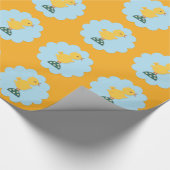 イースターひよこの包装紙 ラッピングペーパー (角)