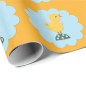 イースターひよこの包装紙 ラッピングペーパー (ロールコーナー)