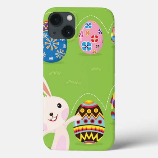 イースターよくはしゃぐバ絵を描ニグ Case-Mate iPhoneケース (裏面)