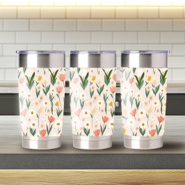 イースターよくはしゃぐパターン20ozサーマルタンブラー 保温保冷タンブラー