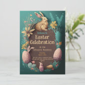 イースターをおしゃれに祝う 招待状 (スタンド正面)
