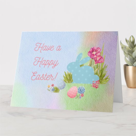 イースターをお祝いください カード (小さな植物)
