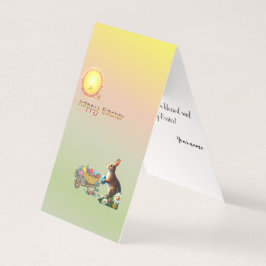 イースターをテーマにした垂直グリーティングカード