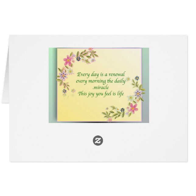 イースターをテーマにした垂直グリーティングカード (裏面横)