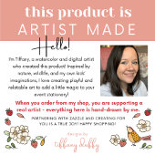 イースターをテーマにした女の子のためのベビーシャワー 招待状