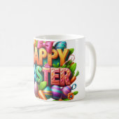 イースターをテーマにした コーヒーマグカップ (正面右)
