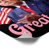 イースターを再び偉大に トランプ ウサギ 冗談 ポスター (角)