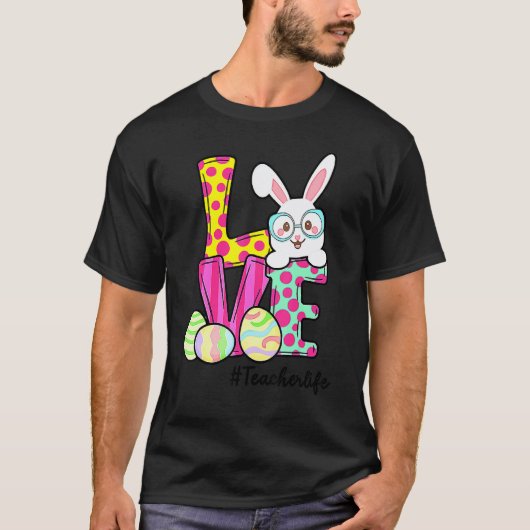 イースターを愛する先生の人生ノーム先生イースター202 Tシャツ (正面)