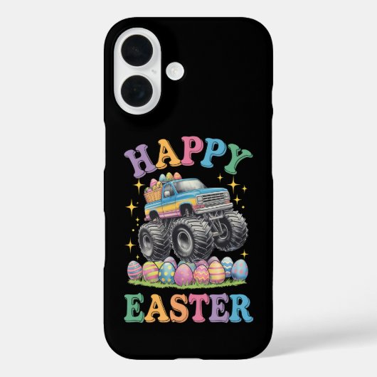 イースターを楽しむモンスタートラックの卵つぶし Case-Mate iPhoneケース (裏面)