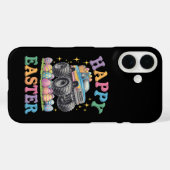 イースターを楽しむモンスタートラックの卵つぶし Case-Mate iPhoneケース (裏面 (横))