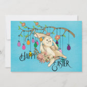 イースターを祝うウサギの日 シーズンカード (正面)