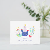イースターを貼り合わせる ポストカード (スタンド正面)