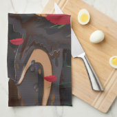 イースターアイランドアドベンチャー キッチンタオル (四つ折り)