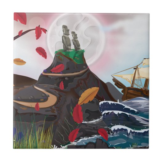 イースターアイランドアドベンチャー タイル (正面)