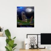 イースターアイランドアートポスター ポスター (ホームオフィス)