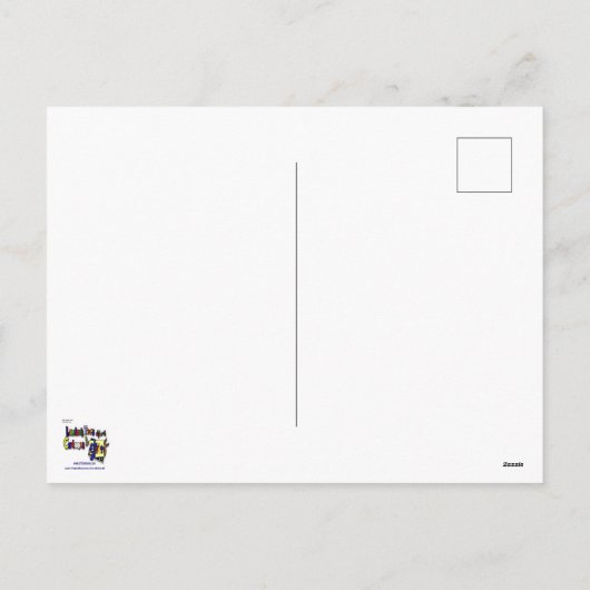 イースターアイランドエッグ狩りグリーティングカードバイリック・ロンドン シーズンポストカード (裏面)