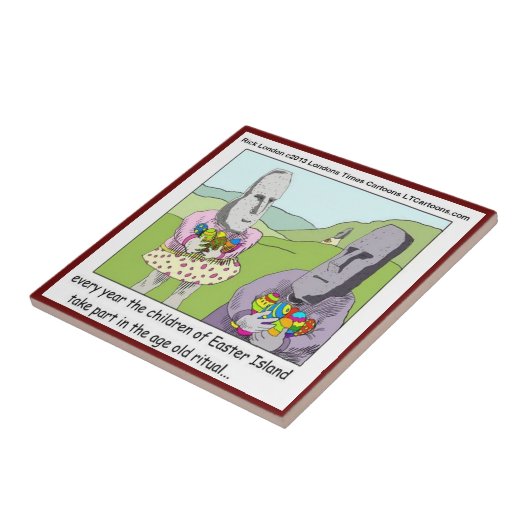 イースターアイランドエッグ狩りバイリック・ロンドン タイル (側面)