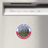 イースターアイランドチリの水の色 マグネット (インサイチュ (食洗機))