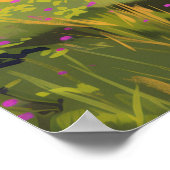 イースターアイランドチリモアイラパヌイポリネシアレトロ ポスター (角)