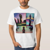 イースターアイランドデュデス Tシャツ (正面)