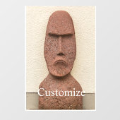 イースターアイランドモアイヘッドサンダー_コーブ ウィンドウサイン (シート)