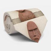 イースターアイランドモアイヘッドサンダー_コーブ ネクタイ (ロール)