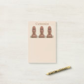 イースターアイランドモアイヘッドサンダー_コーブ ポストイット (デスク上)